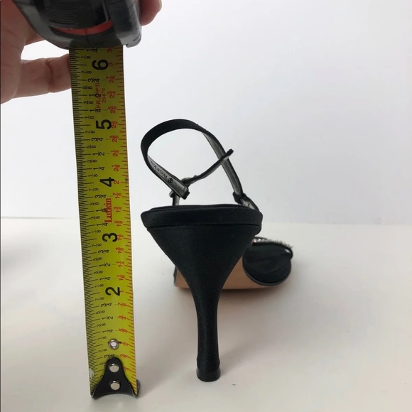 Nina Silver-tone Rhinestone Sandals - Picture 8 of 8